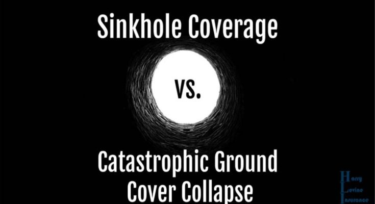 Covering sinkholes and catastrophic ground collapse Covering sinkholes and catastrophic ground collapse